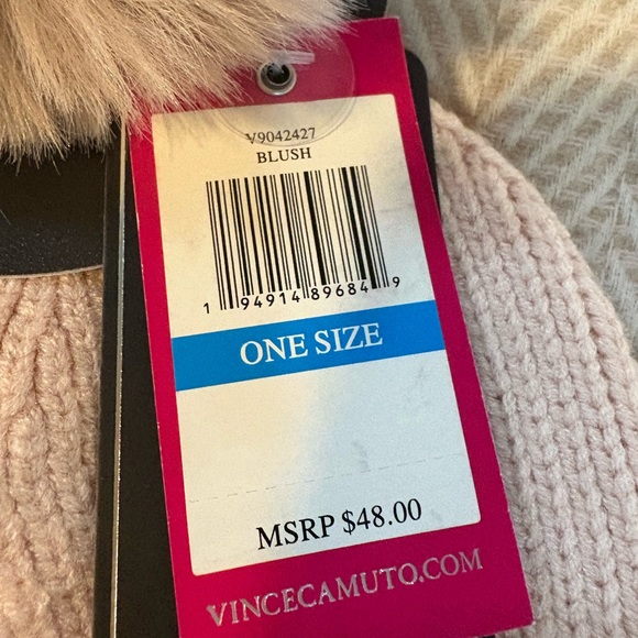 Vince Camuto Blush Beanie and Scarf Set - Picture 4 of 6